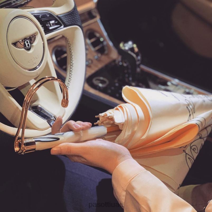 مظلة | 222 plat-300 t8 - مظلة رسم عاجية، قماش مزدوج PASOTTI Z446V534